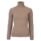 Laksen Westminster Ladies Lambswool Roll Neck - Camel - William Powell