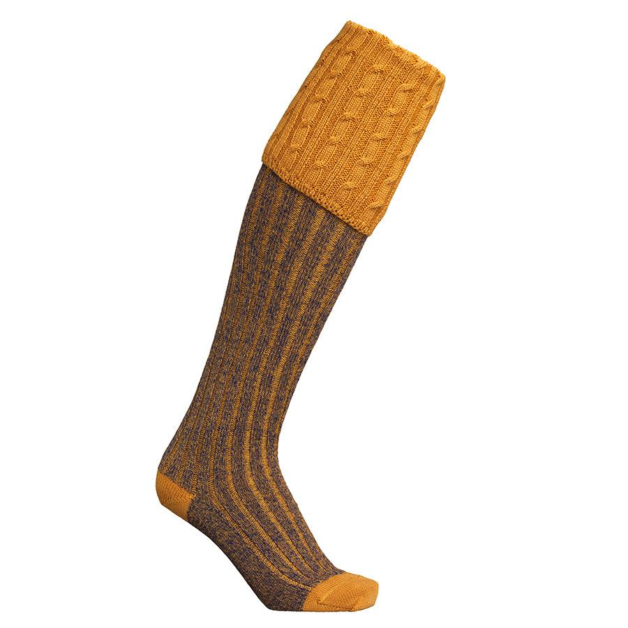 Laksen Westwood Mens Shooting Socks - Gorse Mix - William Powell