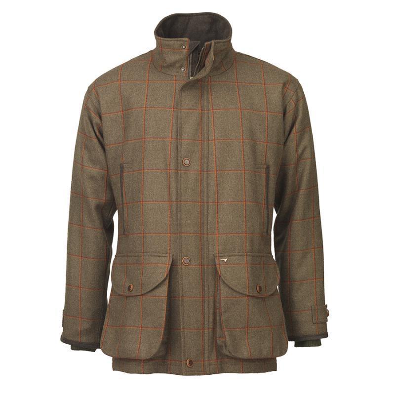 Laksen Wingfield CTX Waterproof Tweed Mens Coat - Clyde Tweed - William Powell