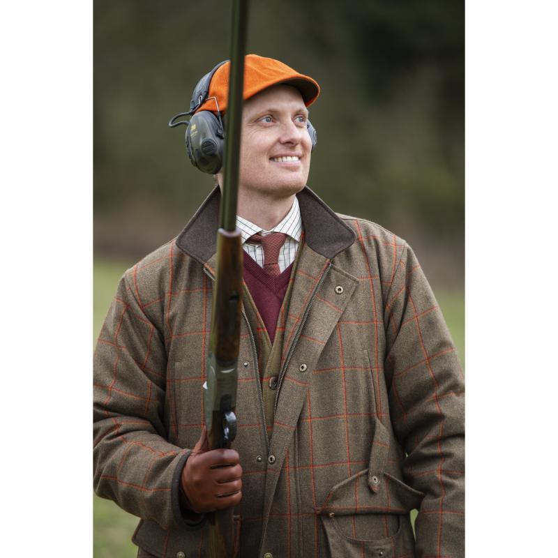 Laksen Wingfield CTX Waterproof Tweed Mens Coat - Clyde Tweed - William Powell