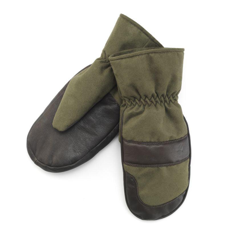 Laksen Zermatt Mittens - Green/Brown - William Powell