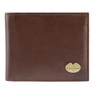 Le Chameau Bifold Leather Mens Wallet - Marron Fonce - William Powell