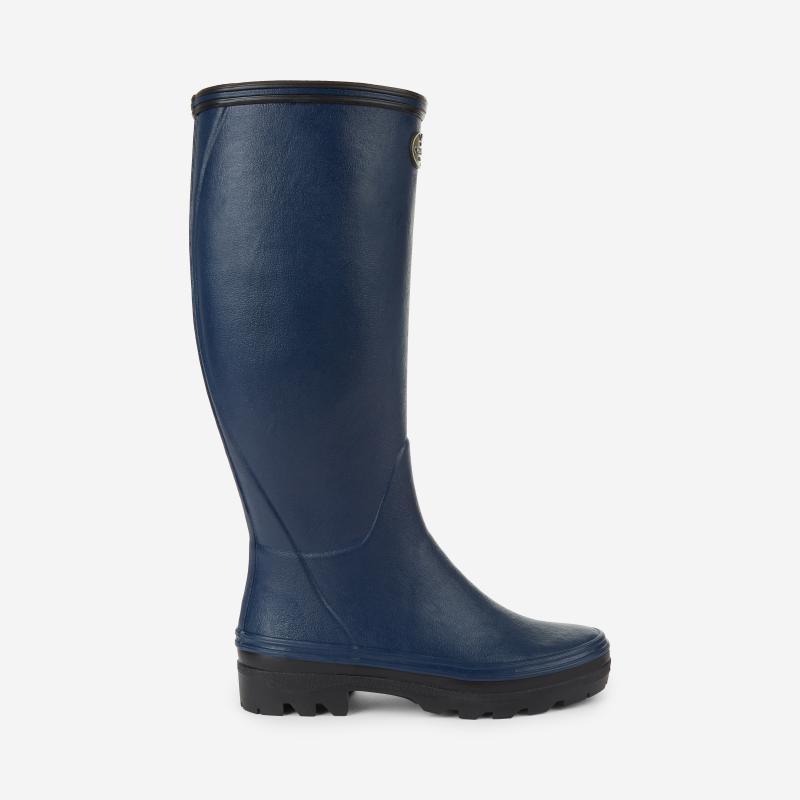 Le Chameau Giverny Jersey Lined Ladies Boot - Marine - William Powell