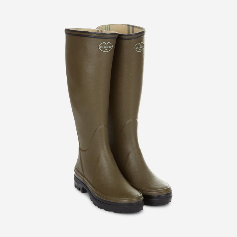 Le Chameau Giverny Jersey Lined Ladies Boot - Vert Chameau - William Powell