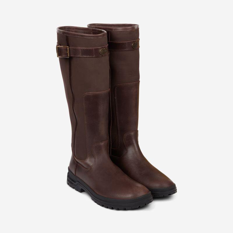 Le Chameau Jameson LCX Waterproof Wide Fit Ladies Boot - Caramel - William Powell
