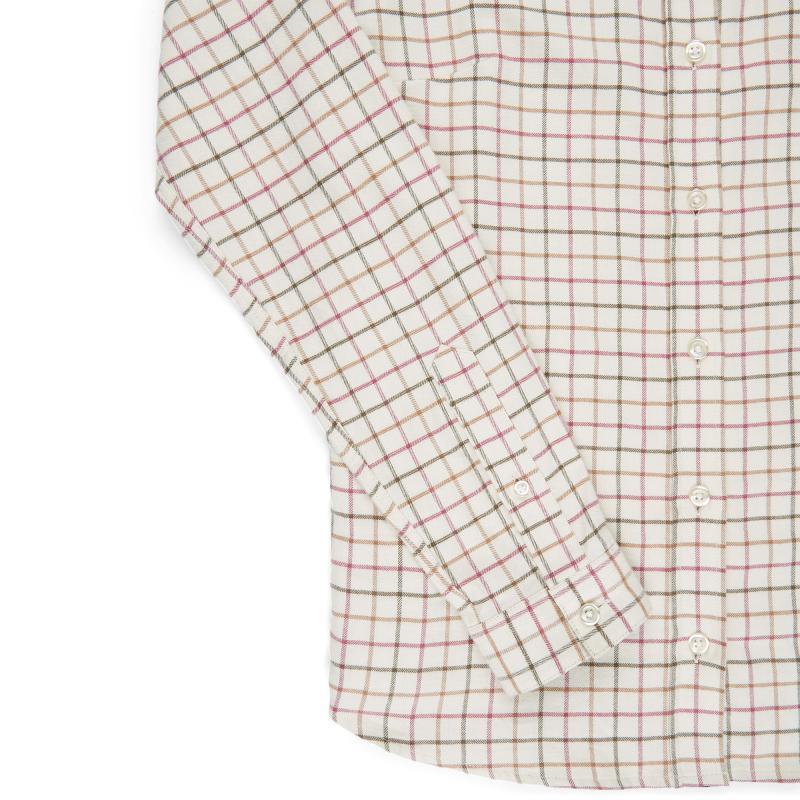 Le Chameau Stanway Ladies Shirt - Cream Check - William Powell