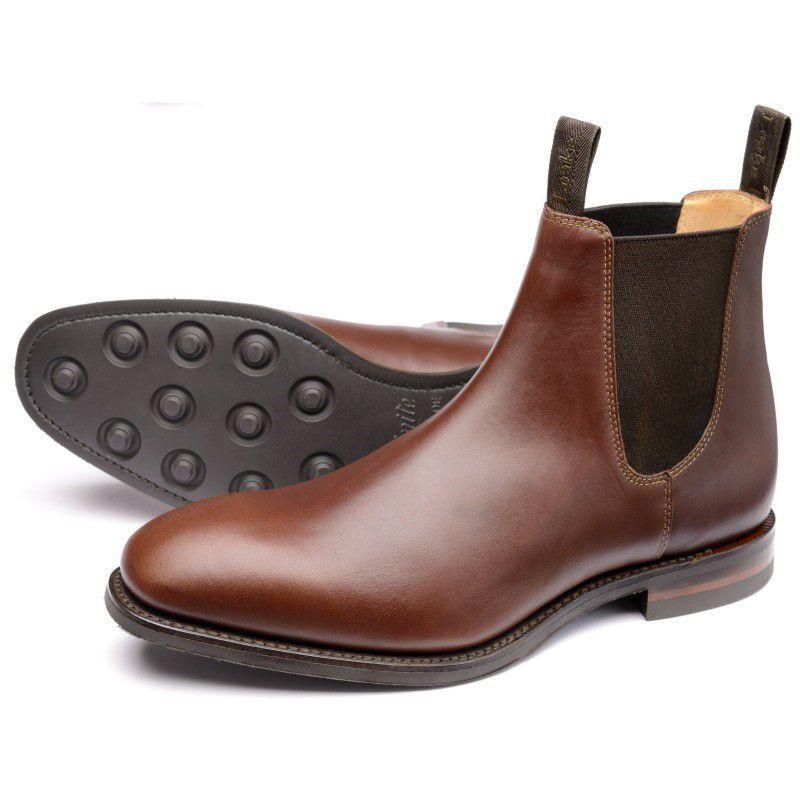 Loake Chatsworth Leather Chelsea Boot - Brown - William Powell