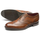 Loake Kerridge Mens Leather Brogue - Cedar Burnished Calf - William Powell