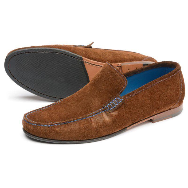 Loake Nicholson Mens Suede Moccasin - Polo Suede - William Powell