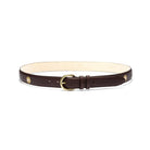 MacKenzie & George Marlborough Mini Belt - Mahogany - William Powell