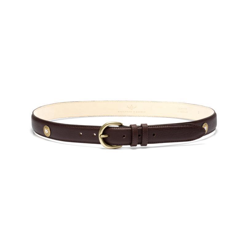 MacKenzie & George Marlborough Mini Belt - Mahogany - William Powell