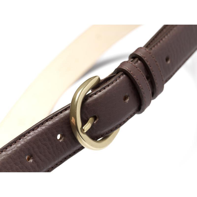 MacKenzie & George Marlborough Mini Belt - Mahogany - William Powell