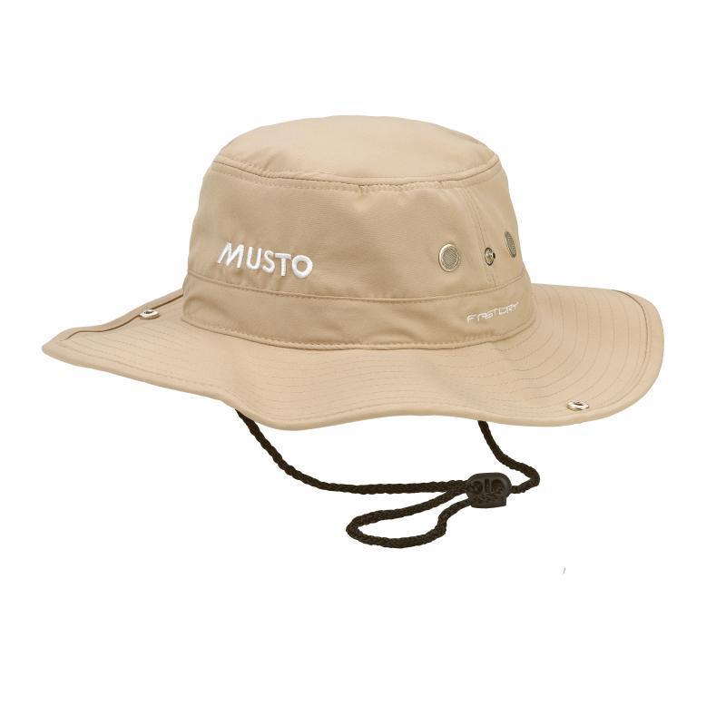 Musto Evolution Fast Dry Brimmed Hat - Light Stone - William Powell