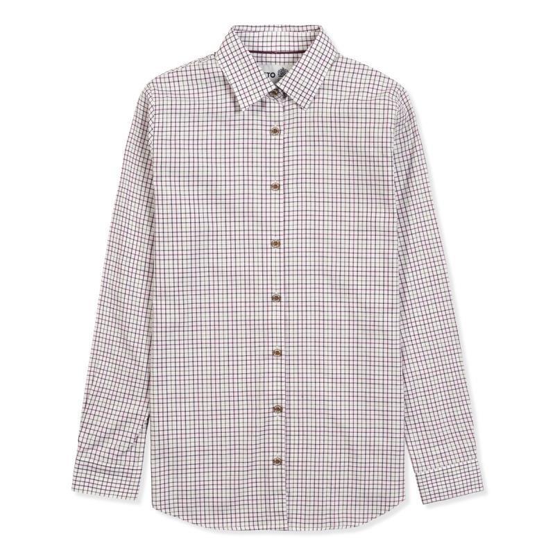 Musto Ladies Country Shirt - Berry Check - William Powell