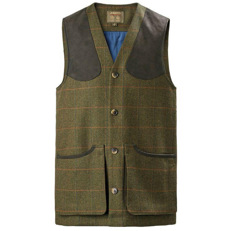 Musto Lightweight Machine Washable Tweed Waistcoat - Balmoral - William Powell