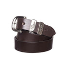 R.M.Williams 1 1/4" 3 Piece Solid Hide Logo Belt - Chestnut - William Powell