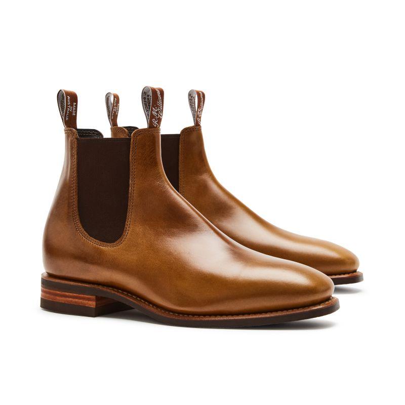 R.M.Williams Comfort Craftsman Mens Leather Boots - Caramel