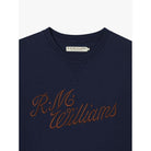 R.M.Williams Script Crew Neck Mens Sweater - Navy - William Powell