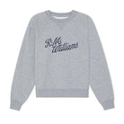 R.M.Williams Script Ladies Crew Neck Sweater - Grey/Blue - William Powell