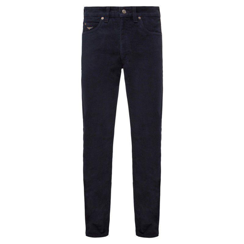 RM Williams Luxury Moleskin Jeans - Navy - William Powell