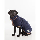 Ruff and Tumble Country Dog Drying Coat - Navy - William Powell