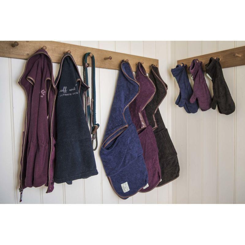 Ruff and Tumble Country Dog Drying Coat - Navy - William Powell