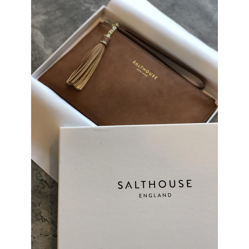 Salthouse England Serafina Ladies Clutch Bag - Toffee - William Powell