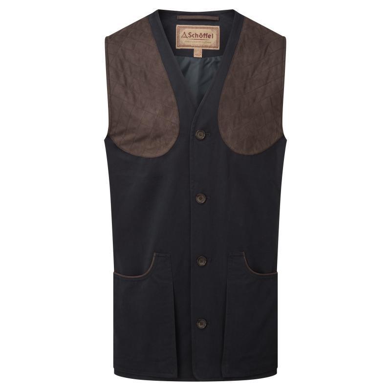 Schoffel All Seasons Mens Shooting Vest - Navy - William Powell