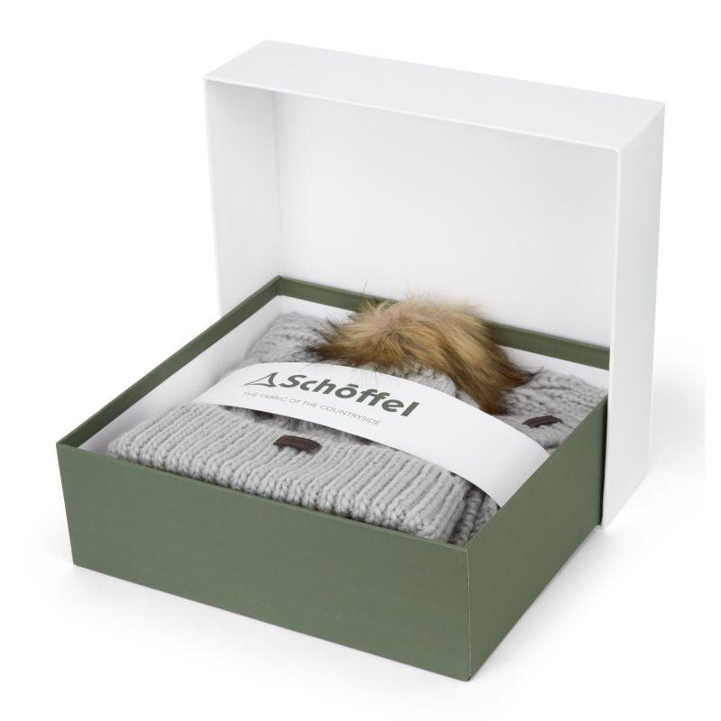 Schoffel Bakewell Ladies Hat/Scarf Set - Schoffel Gift Box