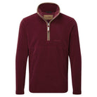 Schoffel Berkeley 1/4 Zip Fleece - Claret - William Powell