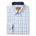 Schoffel Brancaster Mens Shirt - Blue Check - William Powell