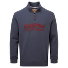 Schoffel Bude Mens 1/4 Zip Sweatshirt - Slate Navy - William Powell