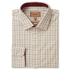 Schoffel Burnham Tattersall Classic Mens Shirt - Damson Tattersall - William Powell