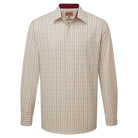 Schoffel Burnham Tattersall Classic Mens Shirt - Damson Tattersall - William Powell