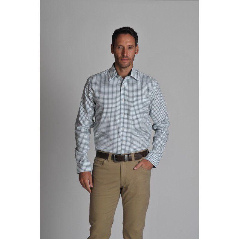 Schoffel Cambridge Cotton Check Shirt - Olive - William Powell