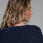 Schoffel Cornwall Cotton Crew Ladies Jumper - Washed Navy - William Powell