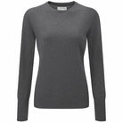 Schoffel Cotton Cashmere Ladies Crew Neck Jumper - Flannel - William Powell