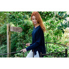 Schoffel Devon Merino Ladies Jumper - Navy - William Powell