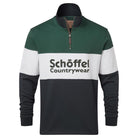 Schoffel Exeter Heritage 1/4 Zip Jumper - Navy - William Powell