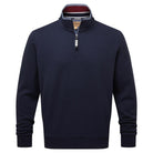 Schoffel Falmouth 1/4 Zip Mens Leisure Sweatshirt - Navy - William Powell