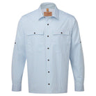 Schoffel Findhorn Technical Mens Fishing Shirt - Mykonos Blue Check - William Powell