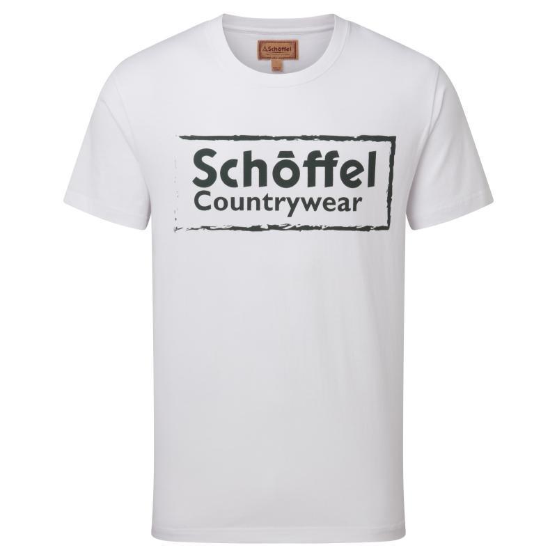 Schoffel Heritage Mens T-Shirt - White - William Powell