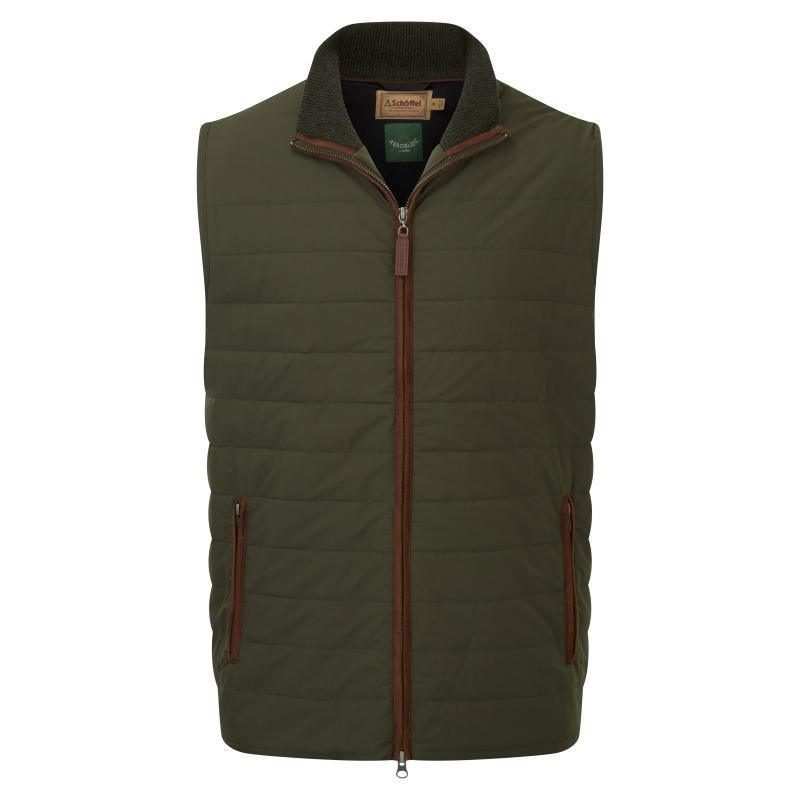 Schoffel Hybrid Mens Gilet - Loden - William Powell