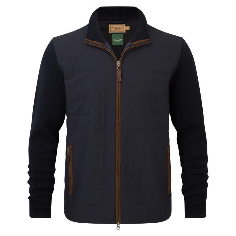 Schoffel Hybrid Mens Jacket - Navy - William Powell