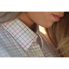 Schoffel Ladies Ashley Tattersall Shirt - Dusty Pink/Chilli/Green/Grey - William Powell