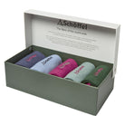 Schoffel Ladies Bamboo Socks (Box of 5) 4-7 UK - Pink Mix