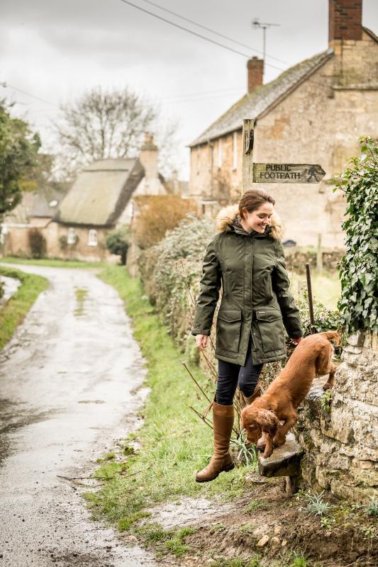 Schoffel Ladies Bedale Down Coat - Forest - William Powell