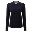 Schoffel Ladies Merino Crew Neck Jumper - Navy - William Powell