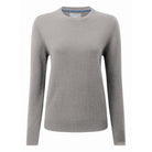 Schoffel Ladies Merino Crew Neck Jumper - Silver Grey - William Powell