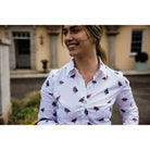 Schoffel Ladies Norfolk Shirt - French Partridge Print - William Powell